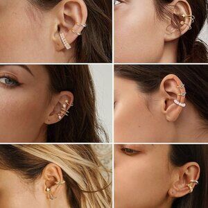 52 Pcs Ear Cuff Earrings Bundle